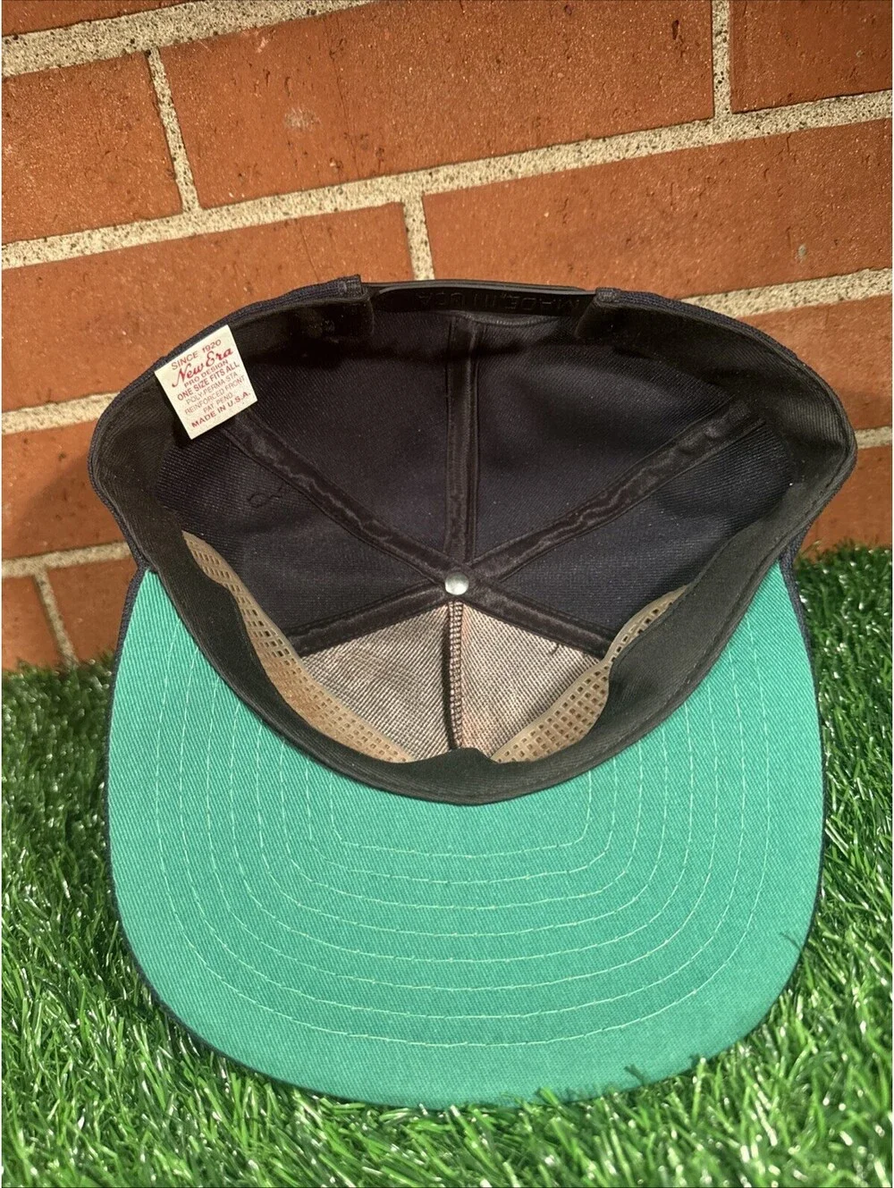 80’s New Era SnapBack FBI Hat With Poly-Pperma Sta Reinforced Front